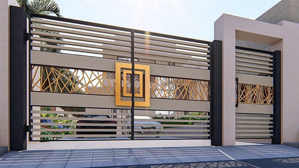Custom metal gate by Fusion Design